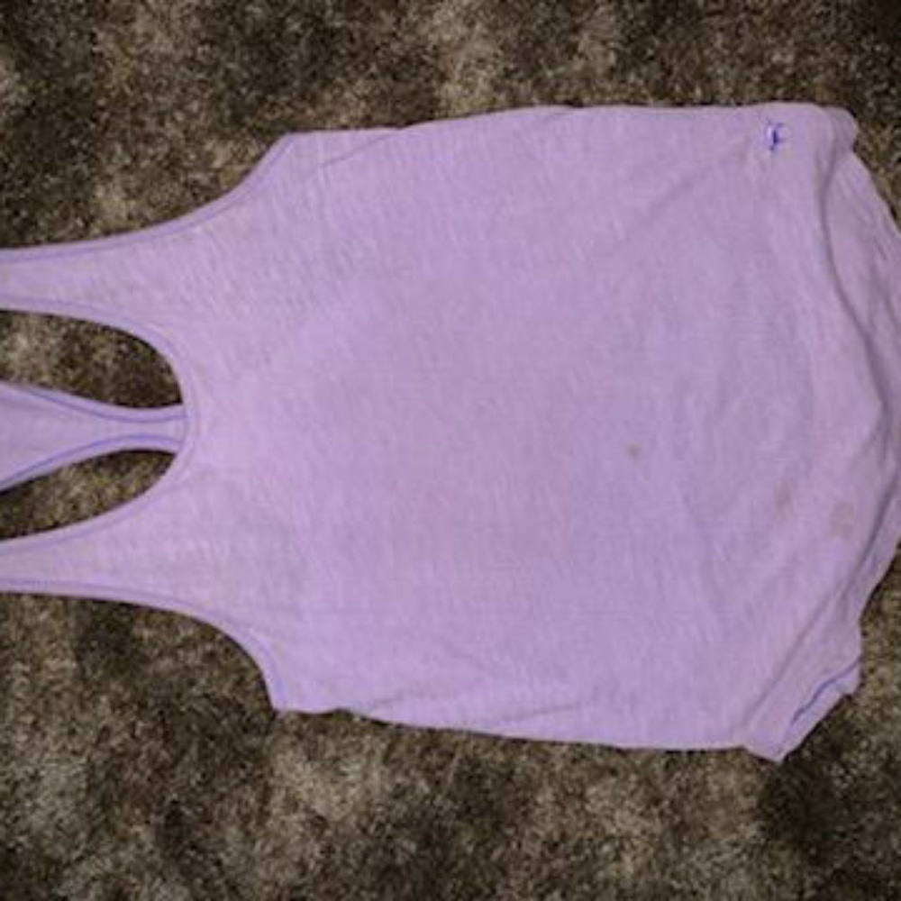 Purple razorback tank top